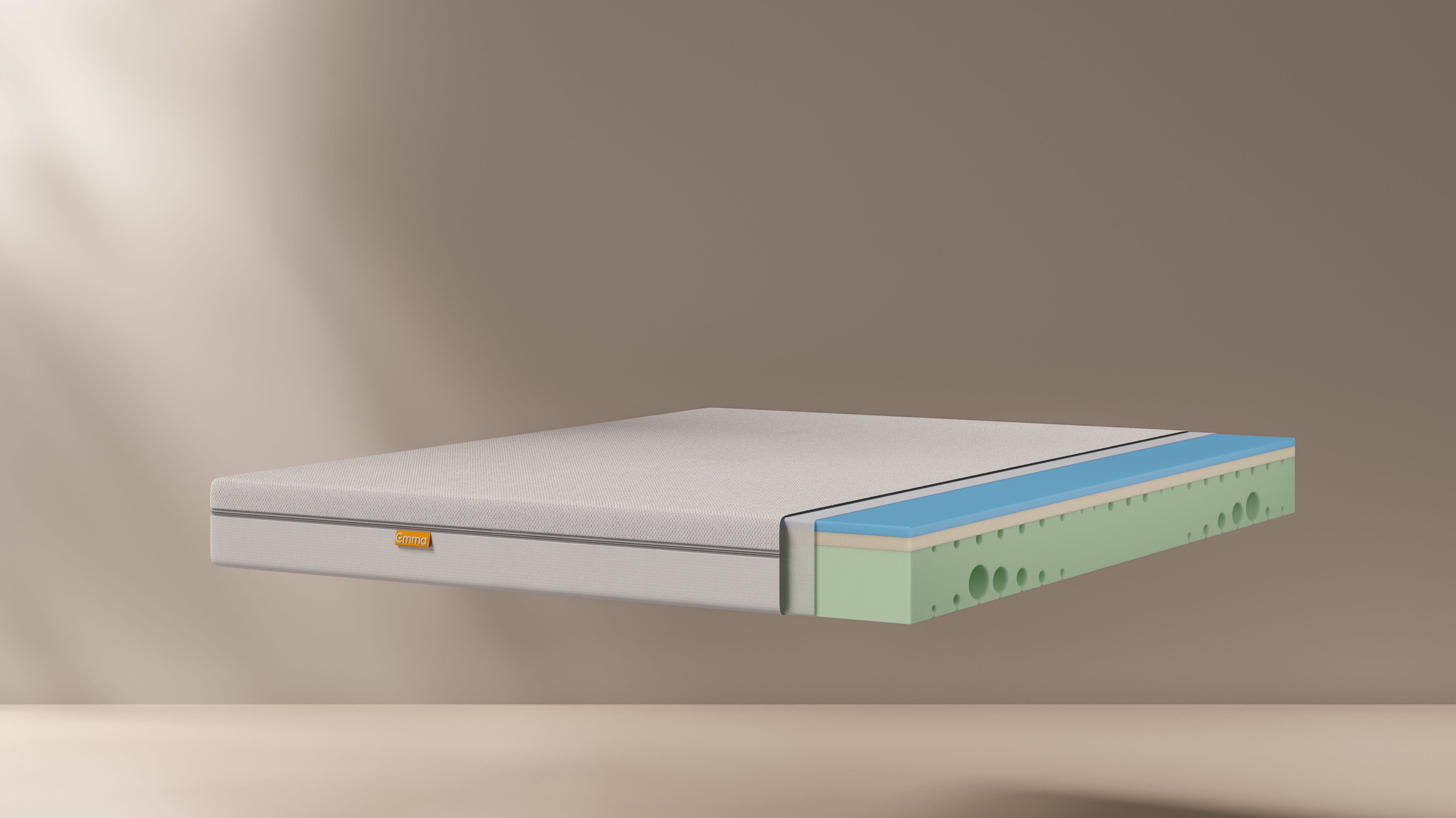 Fabricado con espuma Memory Foam, el Emma One alivia puntos de presión, garantizando comodidad y estabilidad para cualquier posición al dormir.

