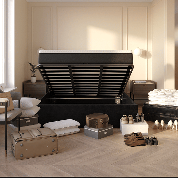 Emma opened bed with storage space