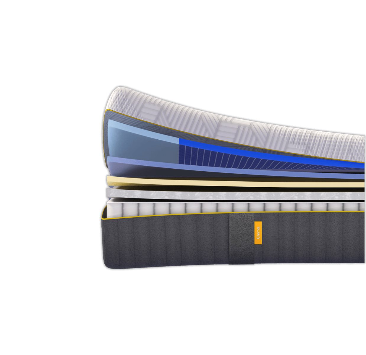 Materasso Berwyn Firm SomosBeds - Matrimoniale Con Molle Insacchettate E Schiuma Gel