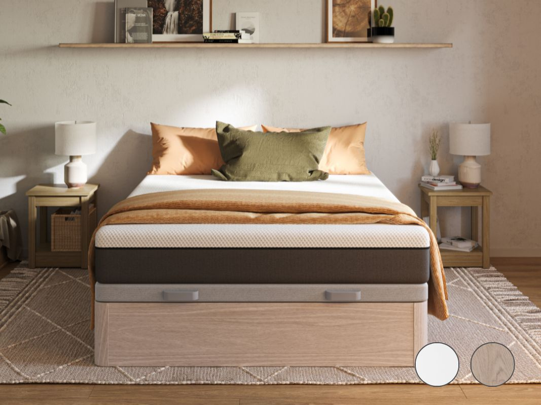 Canape Abatible Cambrian en un dormitorio