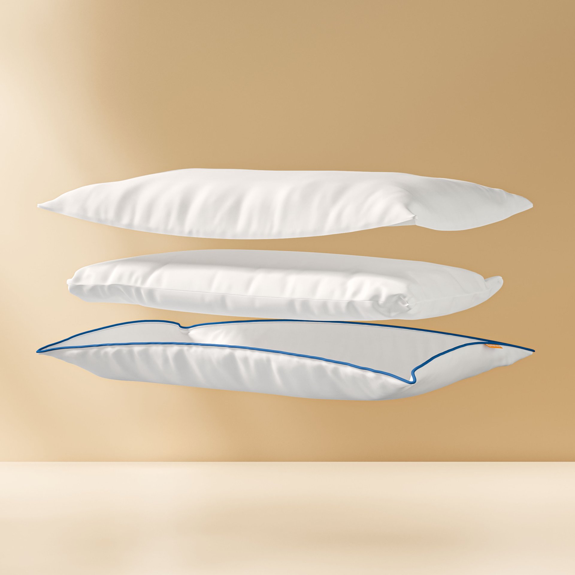 Emma Classic Flauschpolster mit detaillierter Darstellung der inneren Schichten