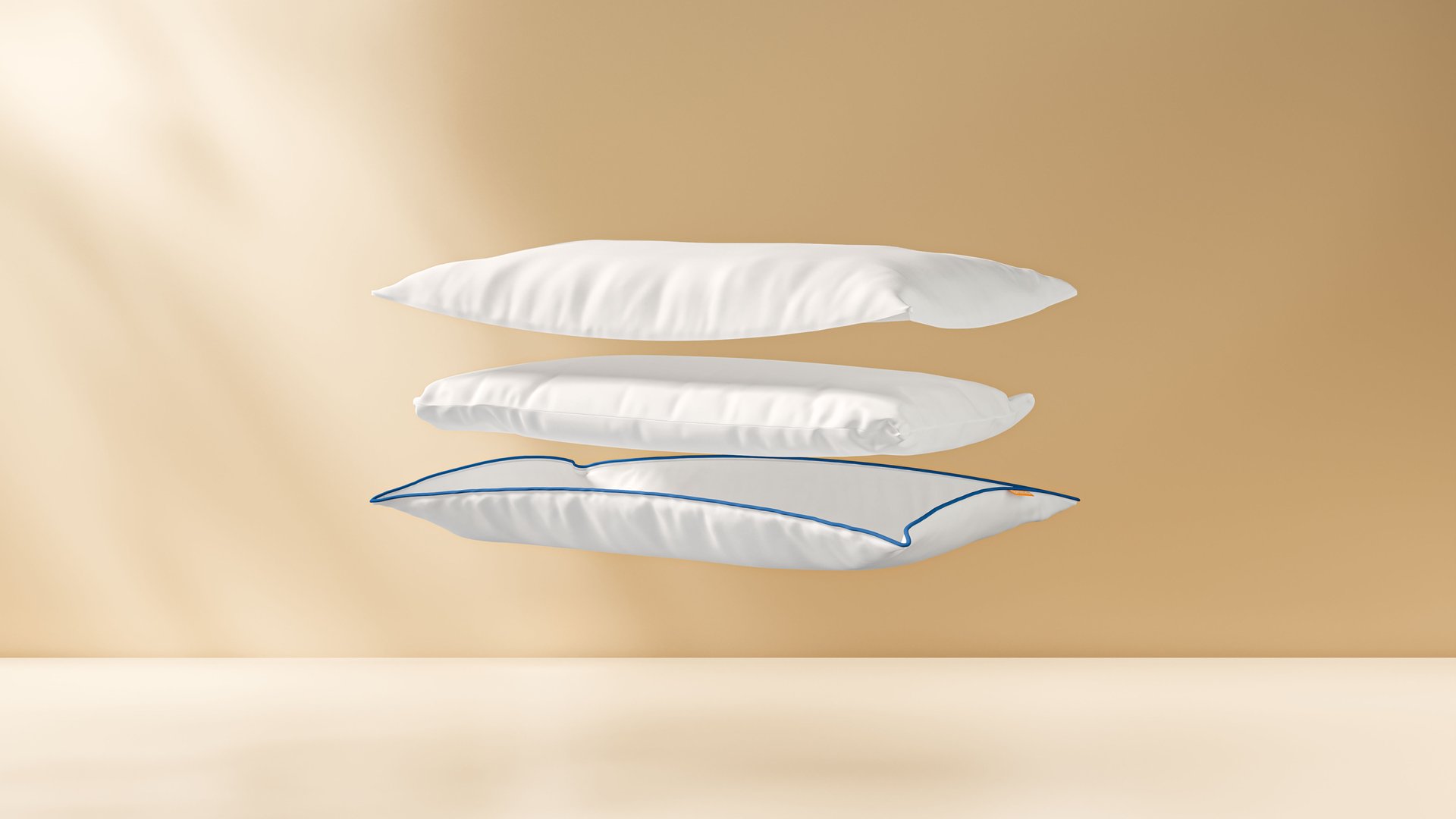 Emma Classic Flauschpolster mit detaillierter Darstellung der inneren Schichten