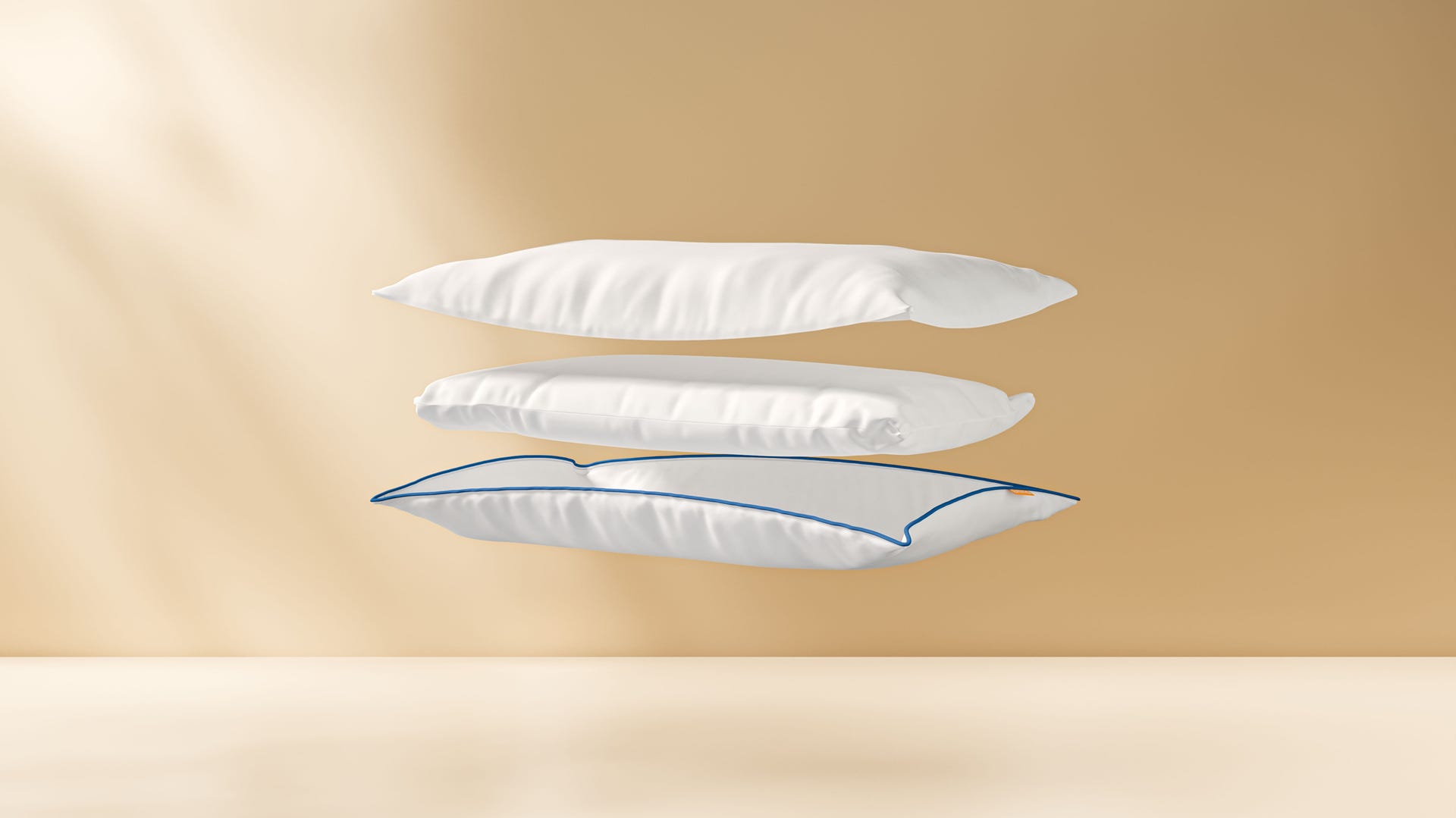 Emma Classic Flauschpolster mit detaillierter Darstellung der inneren Schichten