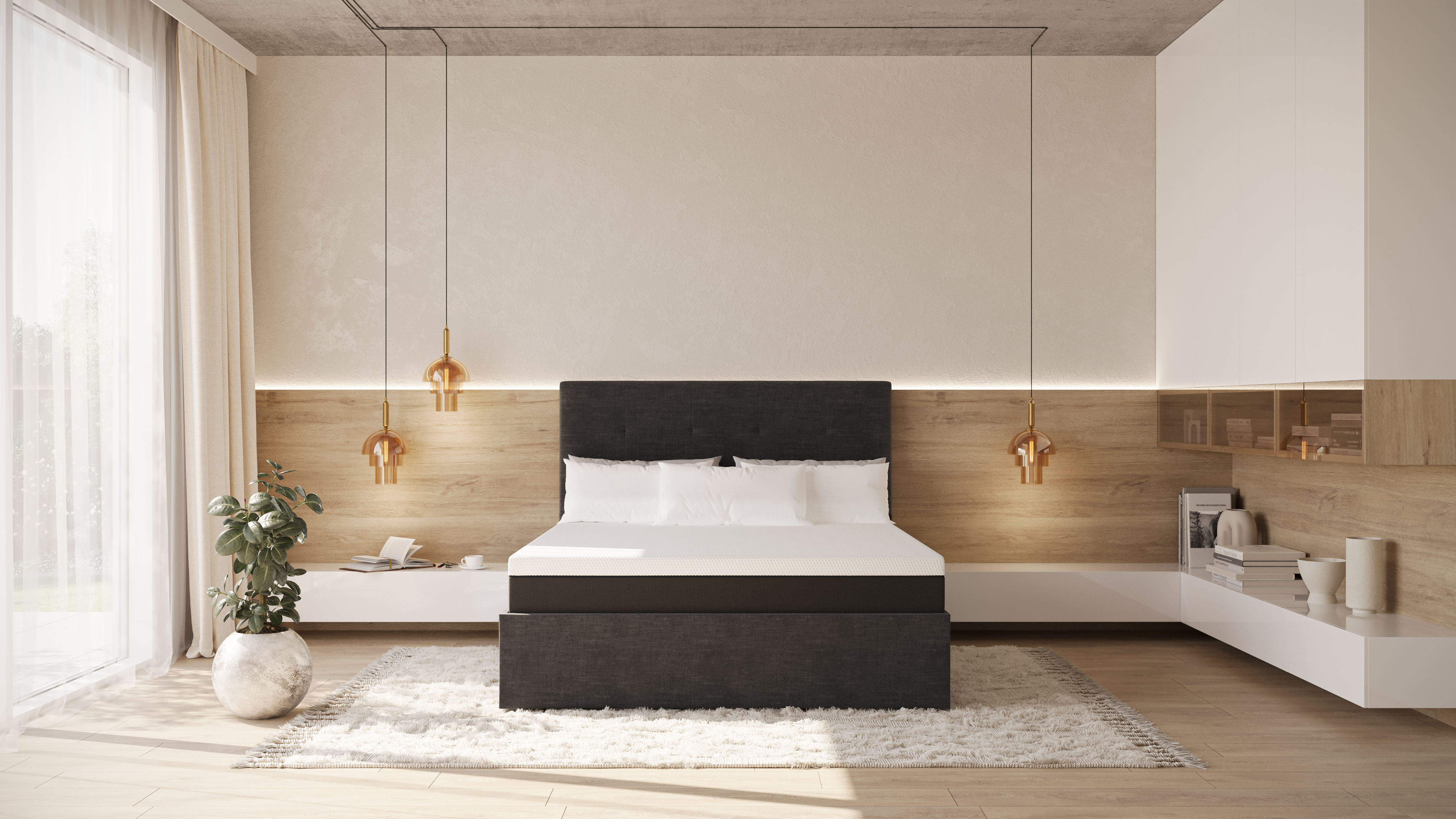 ② Emma Select Smart 180x200 Medium Hybrid — Chambre à coucher
