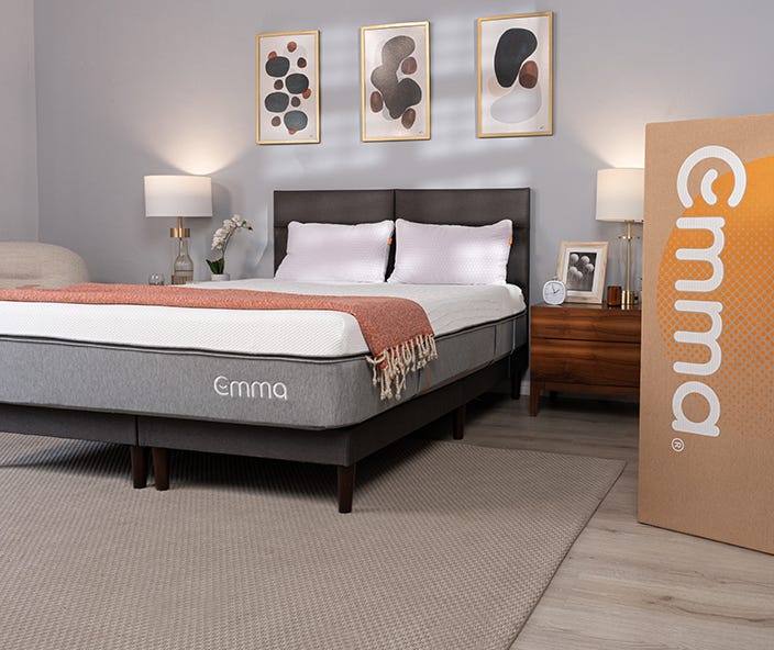 El colchón Hybrid Diamond combina lo mejor de la tecnología híbrida con la epsuma fria HRX y Airgocell, manteniendo tu columna alineada toda la noche. Perfecto para quienes buscan un descanso de alivio.