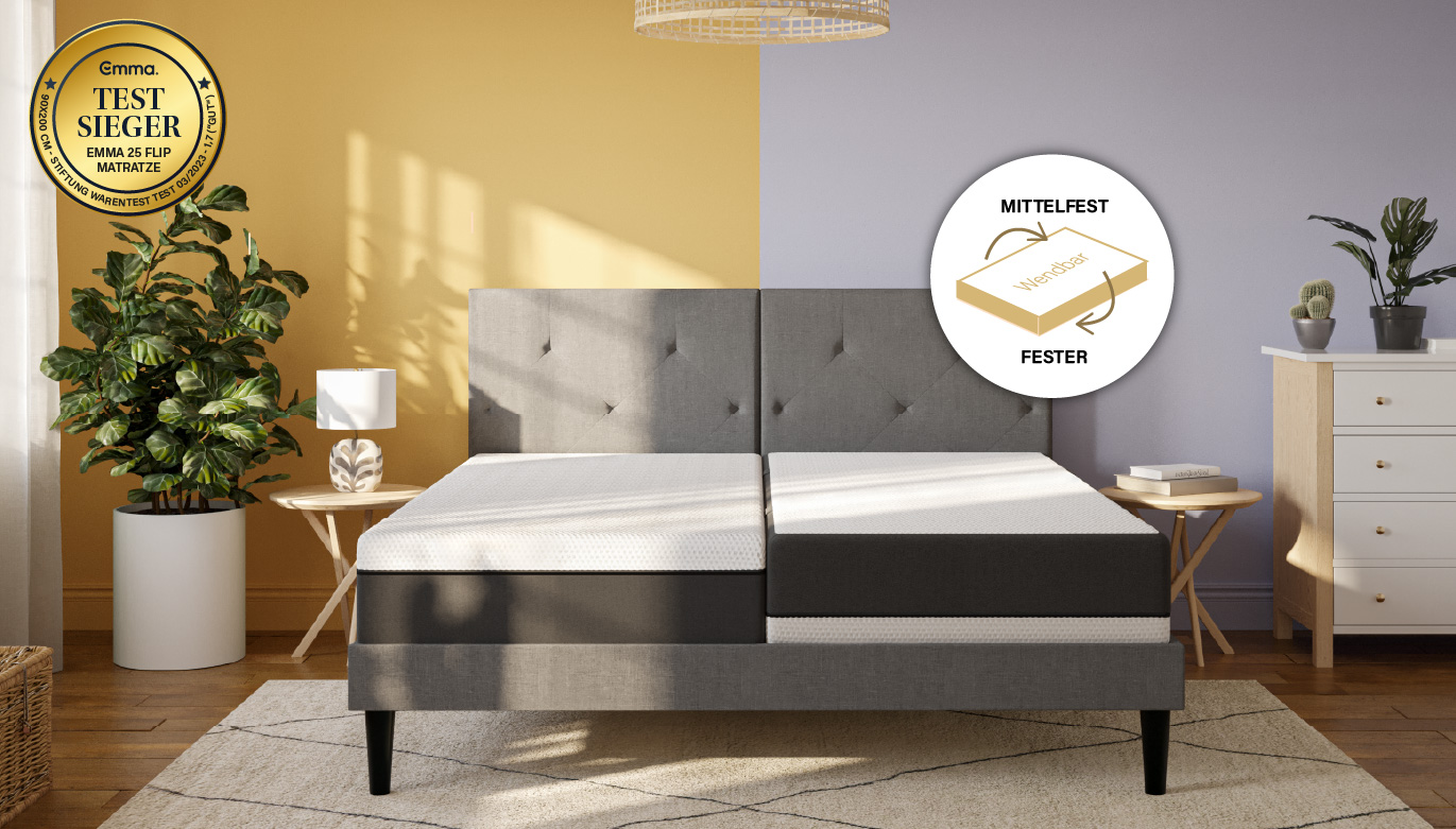 Testsieger Stiftung Warentest 2023 ᐅ Emma 25 Flip