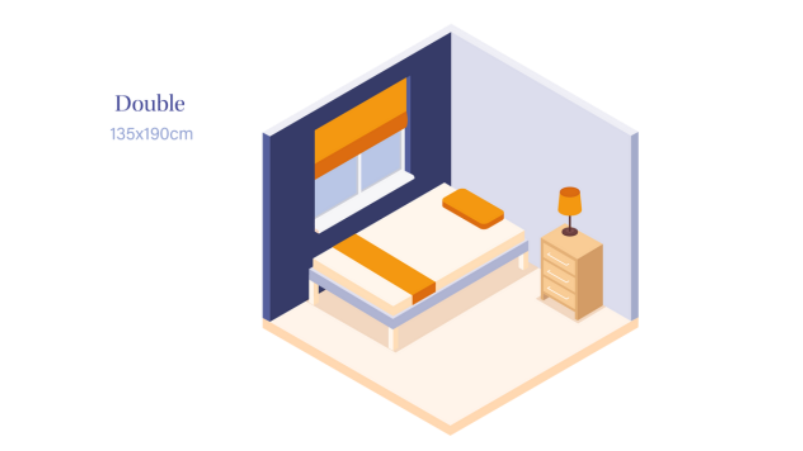 Emma Mattress Size Guide - UK Double size mattress