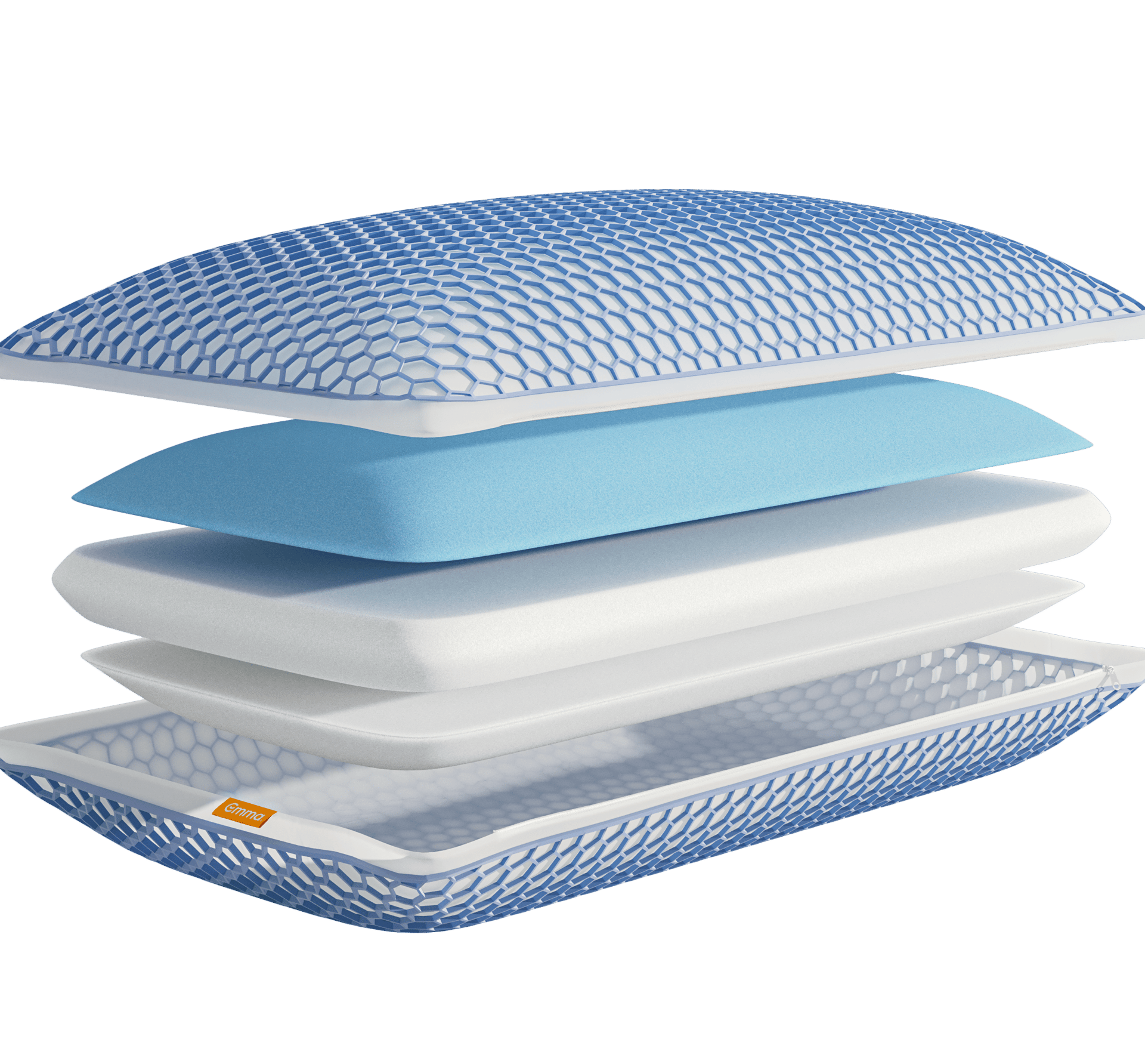 De 4 lagen van de Emma AirGrid® Kussen