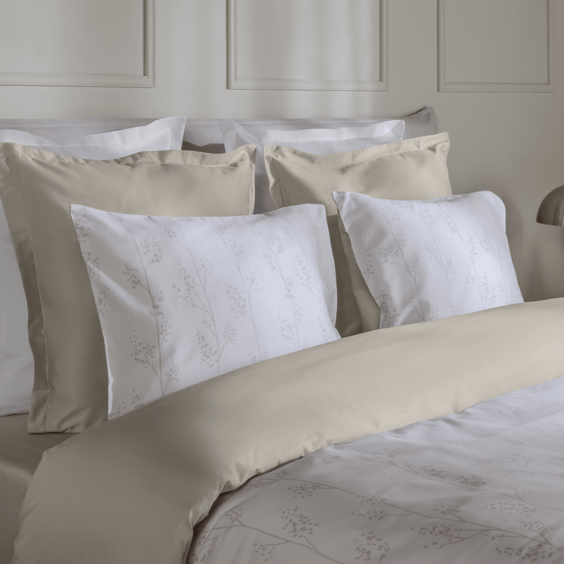 Design of the month_floraltreebeigesatin_closup pillows.png
