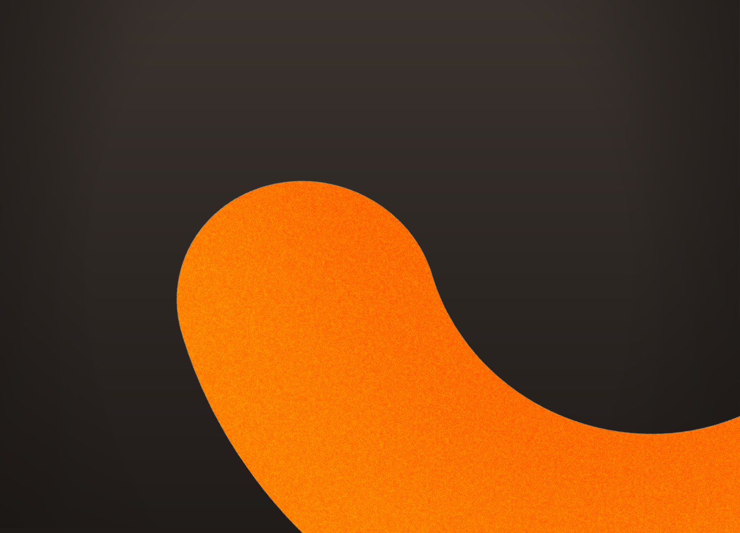 A mattress on a black and orange background.