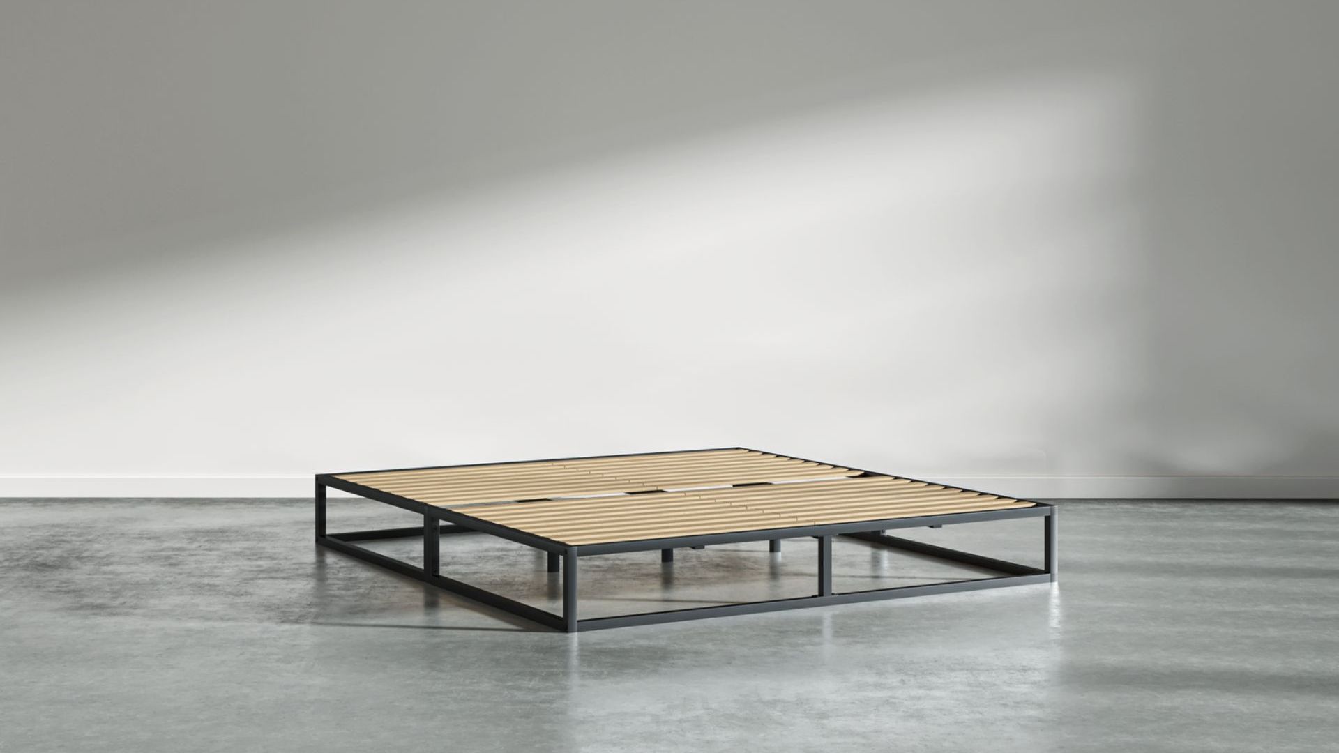 Letto in metallo matrimoniale senza testiera