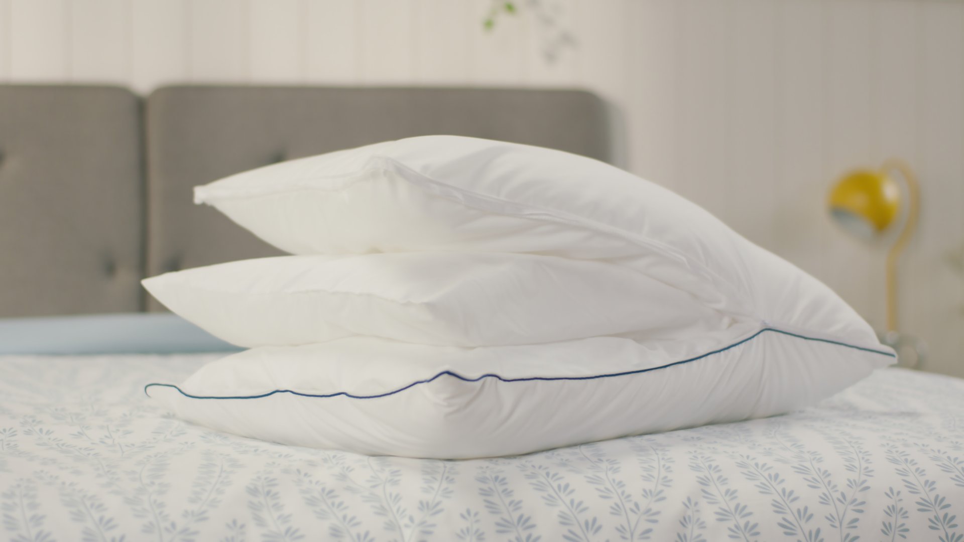 Emma Classic Flauschpolster aufgeschnitten, um die inneren Schichten zu zeigen