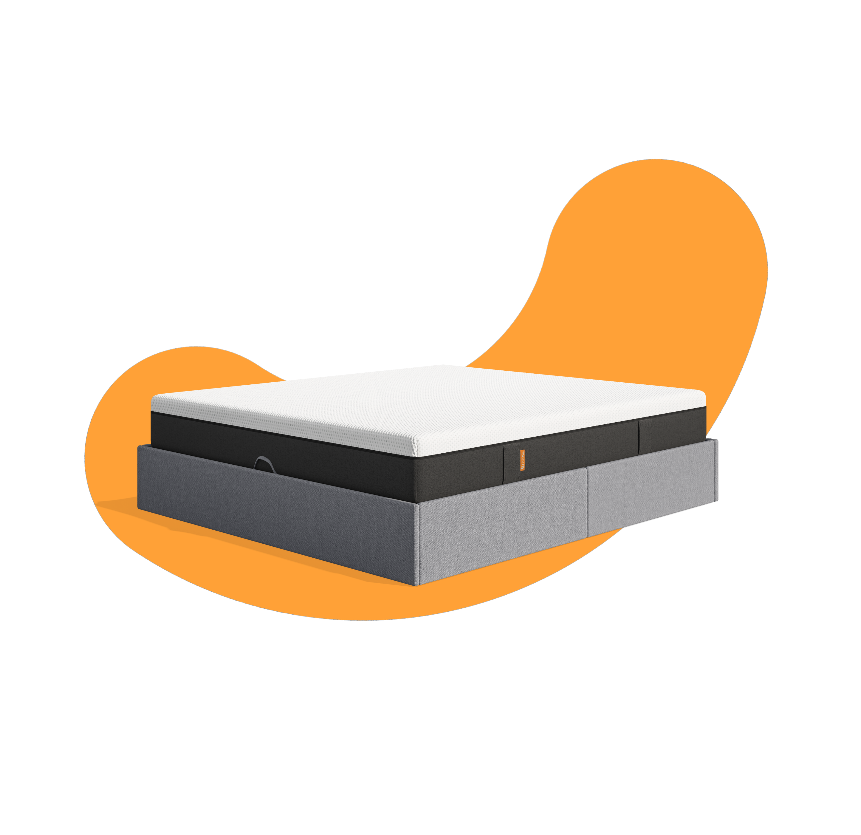 Emma Flip Duo Set: Premium Stauraumbett und One Matratze.