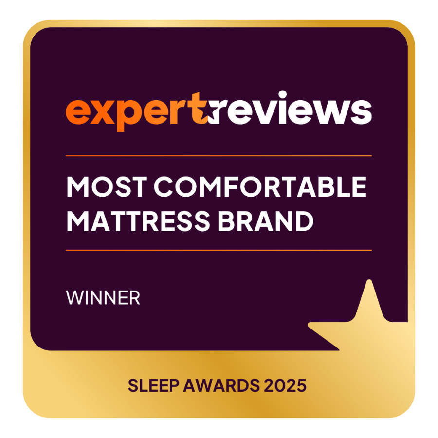 Expert Reviews Awards - Most comfortable mattress brand - Sleep award 2025