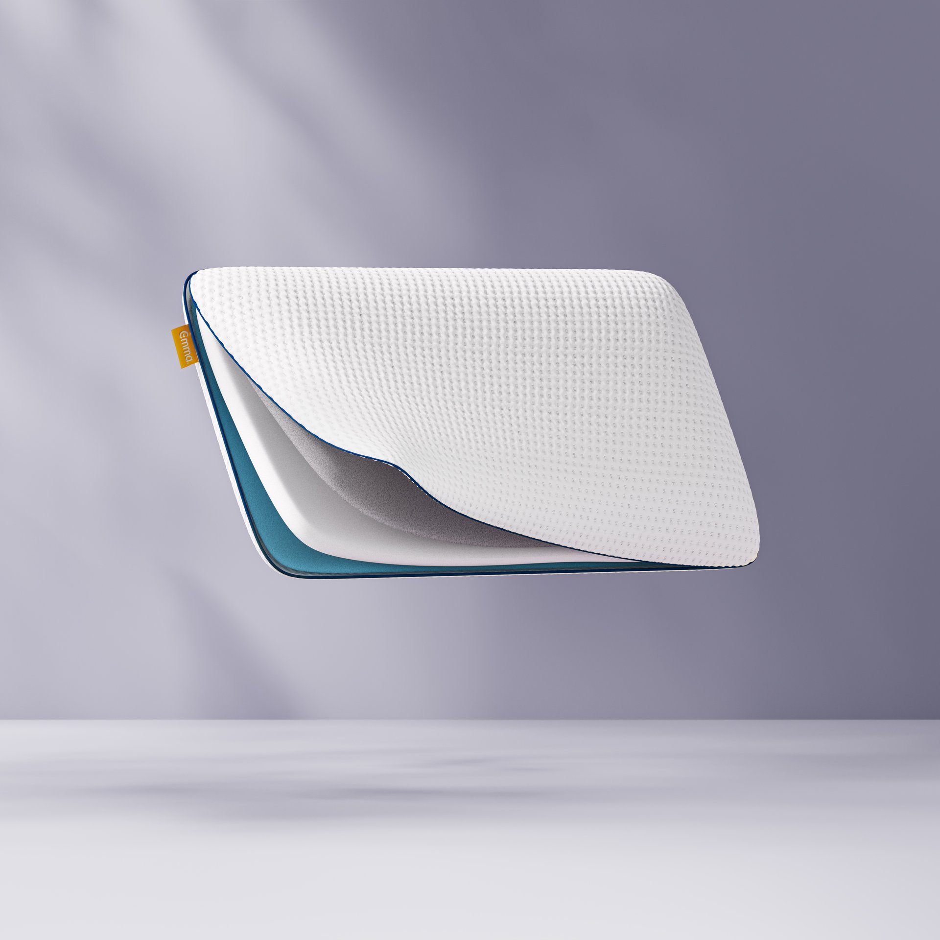  Vue latérale de l’Oreiller Diamant montrant le cœur en couches