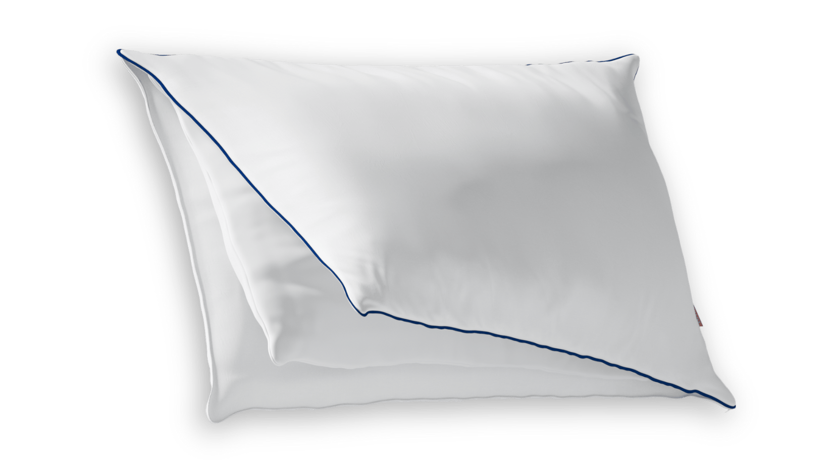 Emma Classic Flauschkissen mit sichtbaren Schichten.