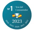 Sello n1 del test del consumidor en España de 2018 a 2023