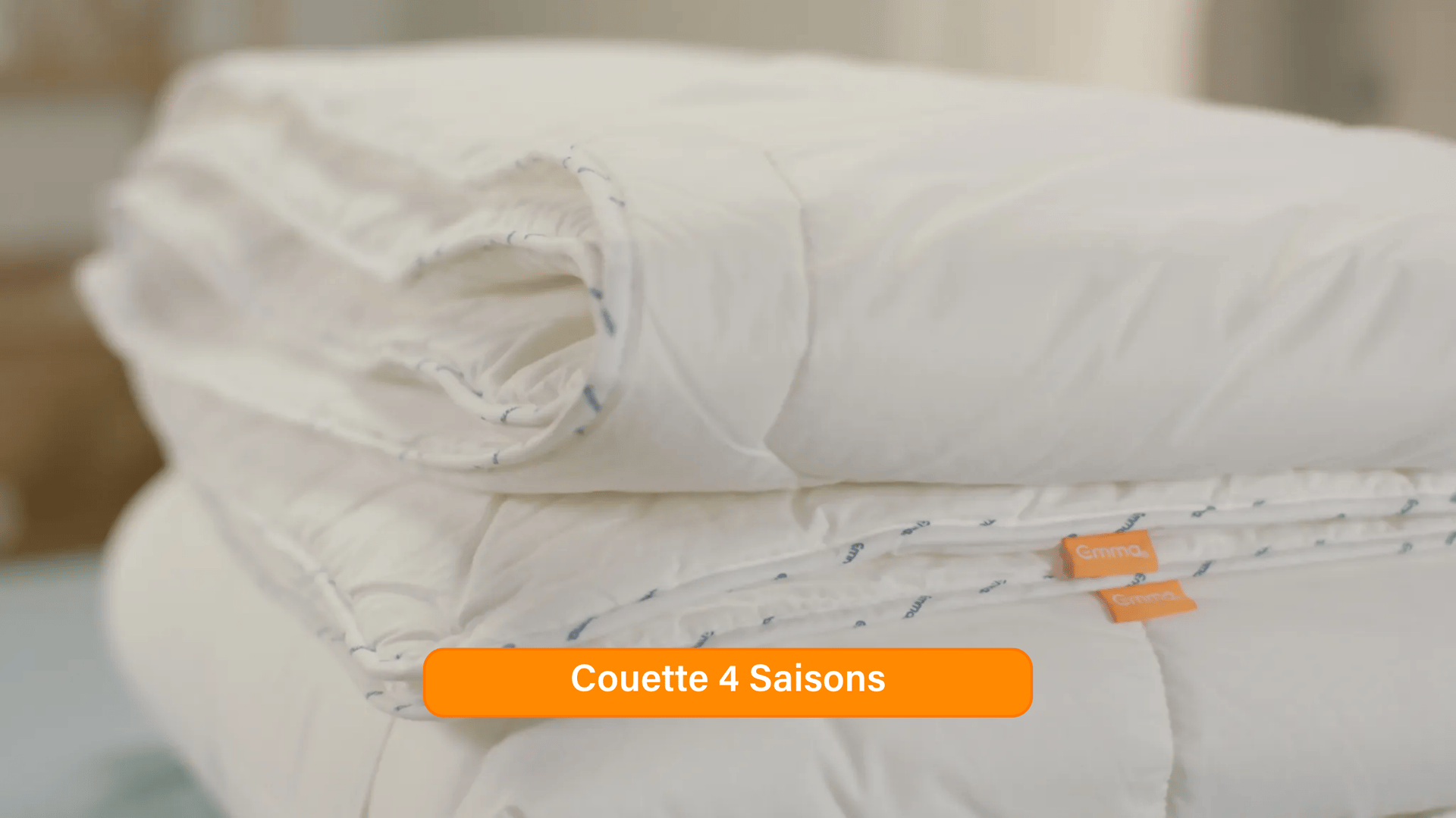 Lot couette 4 saisons & oreiller - ESSENTIAL