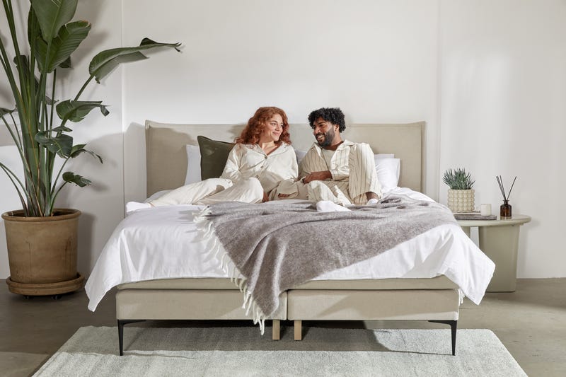 Couple in a bed