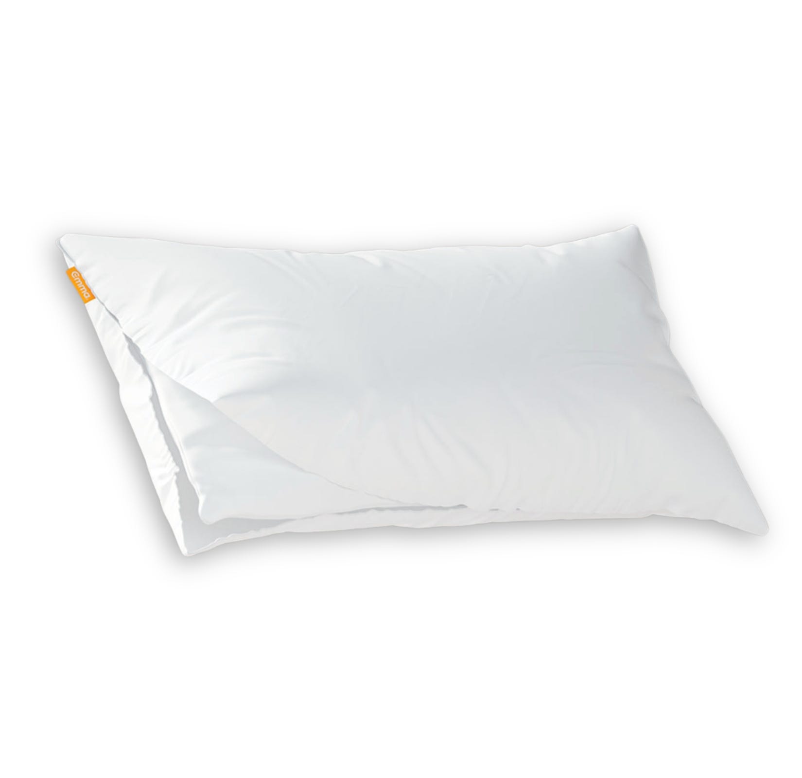 Emma One Flauschkissen mit sichtbaren Schichten.