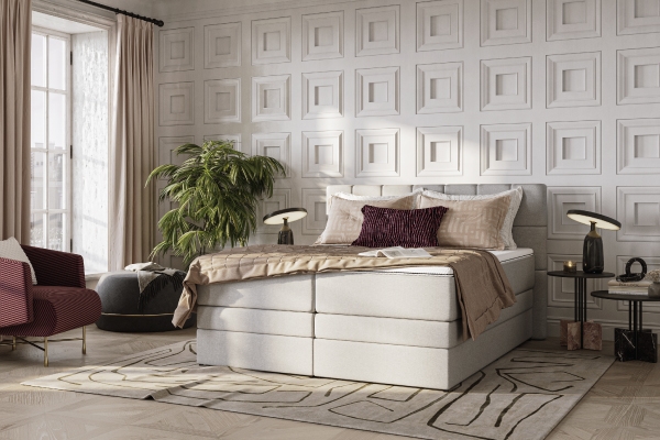 Emma Premium Stauraum Boxspringbett