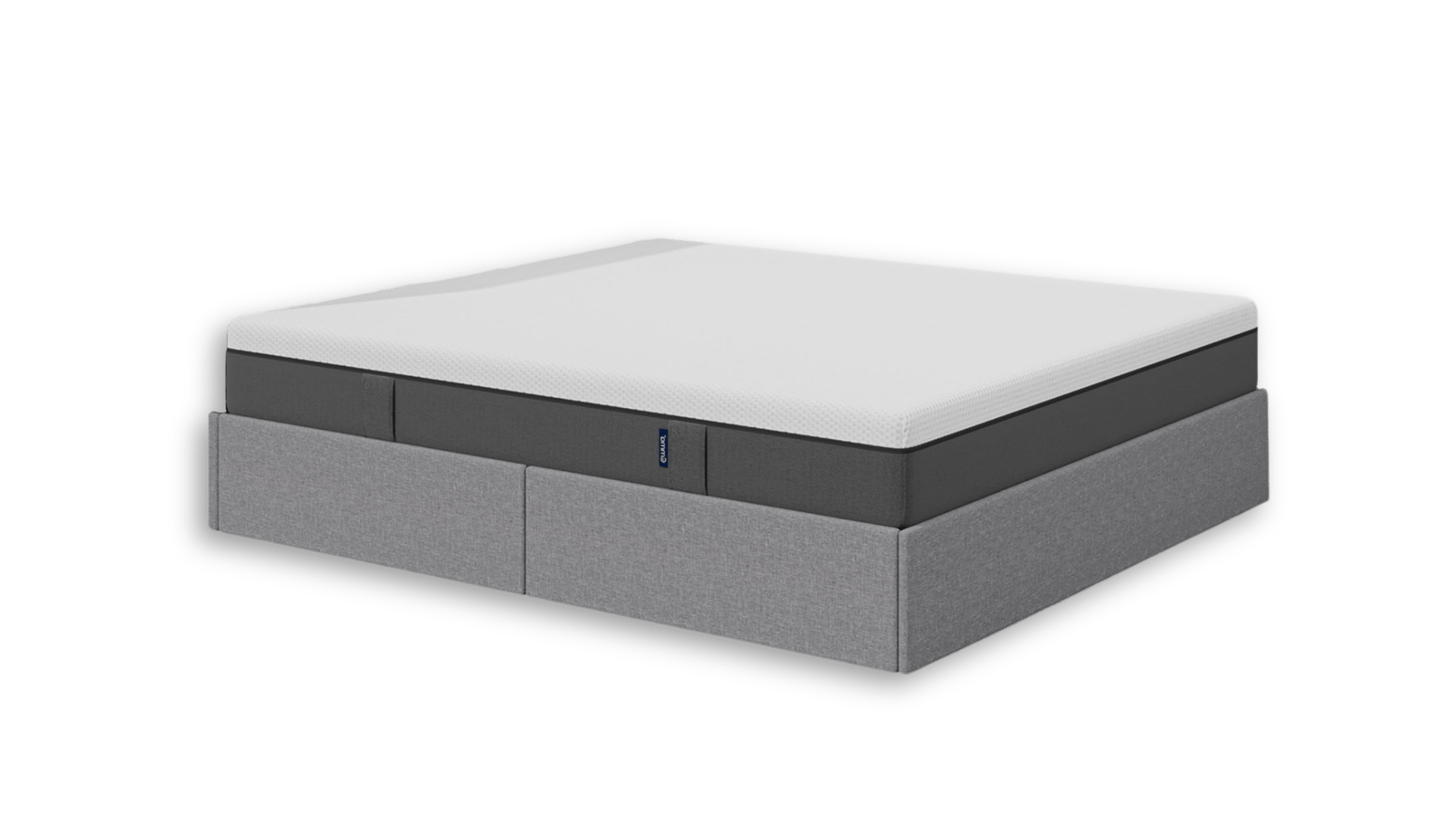 Emma Premium Stauraumbett ohne Kopfteil.