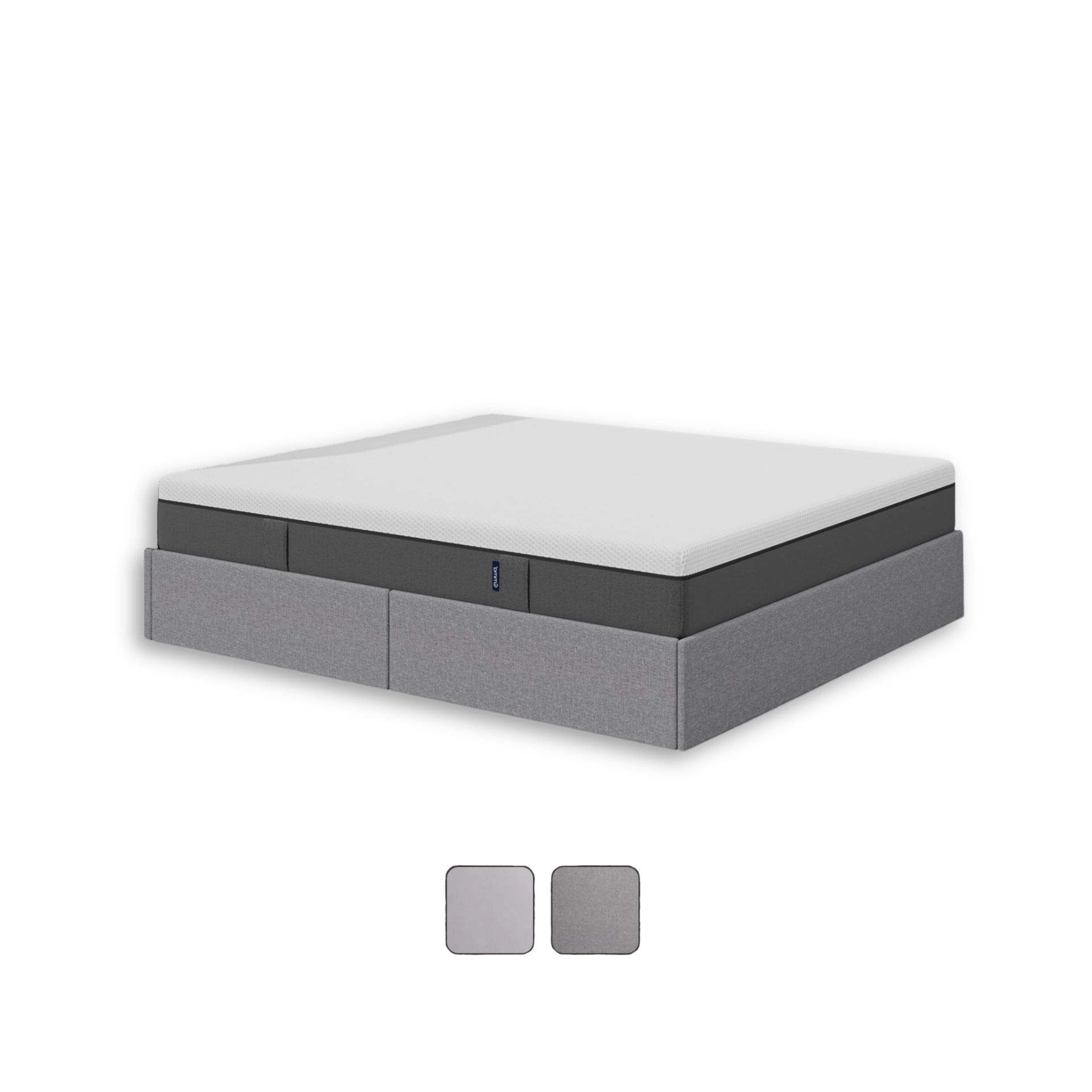 Emma Premium Stauraumbett ohne Kopfteil.