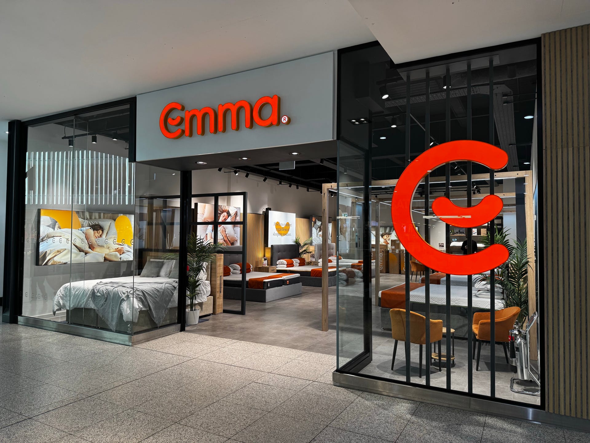 Pillows at Emma's Manchester store.