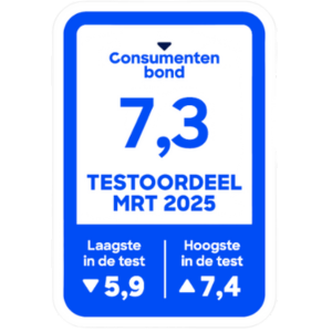 Consumentenbond 2025 score voor Emma Deluxe Boxspring: 7,3