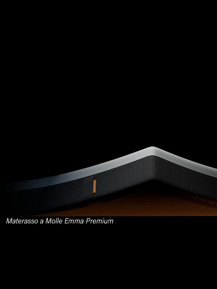 Sezione di molle insacchettate e memory foam multistrato