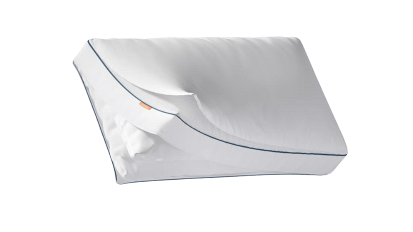 A Emma Comfort Cooling Pillow on a dark grey background.