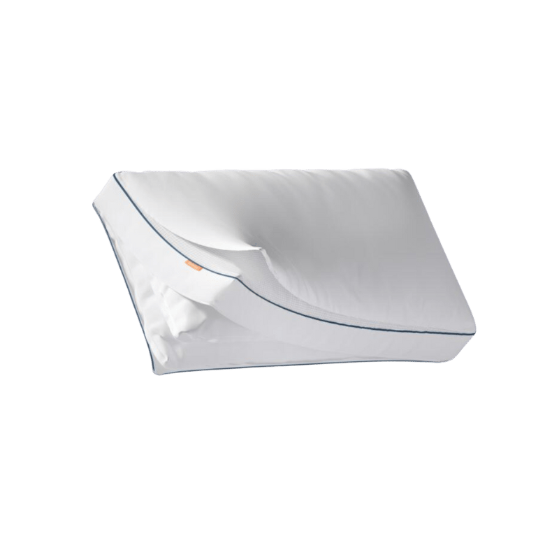 A Emma Comfort Cooling Pillow on a dark grey background.