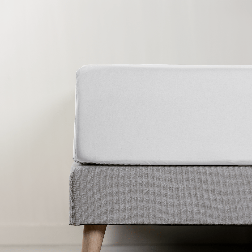 Emma Premium Spannbettlaken in beige.