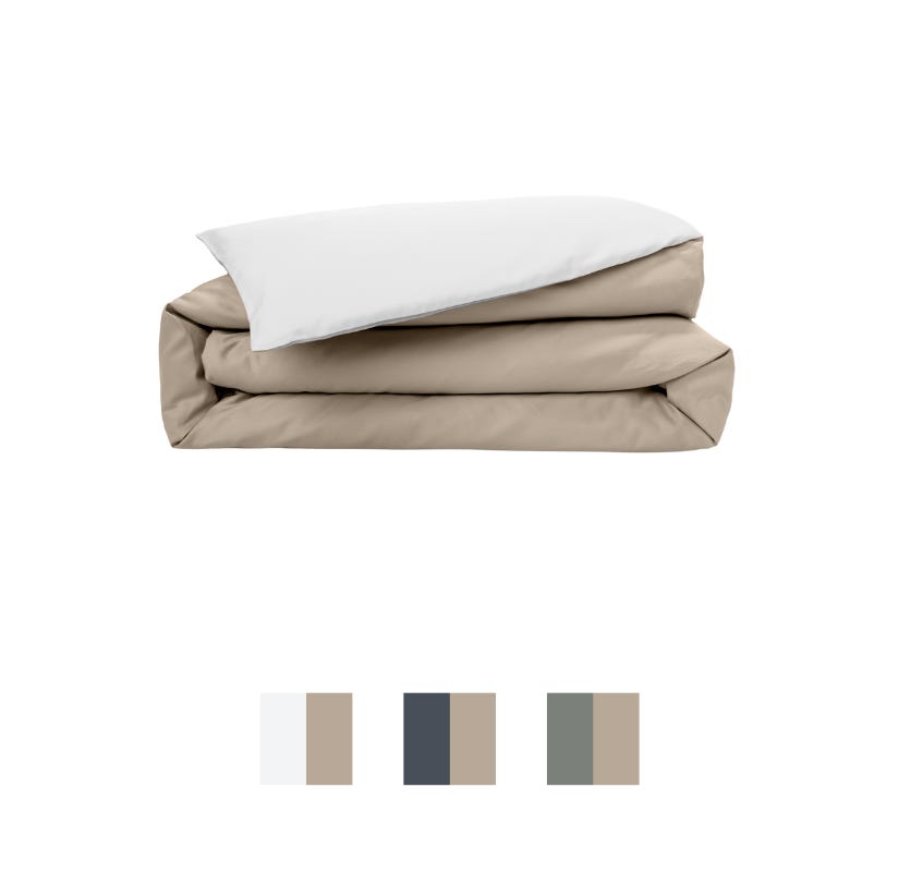 Emma Bed Linen Essential Cotton Duvet Cover