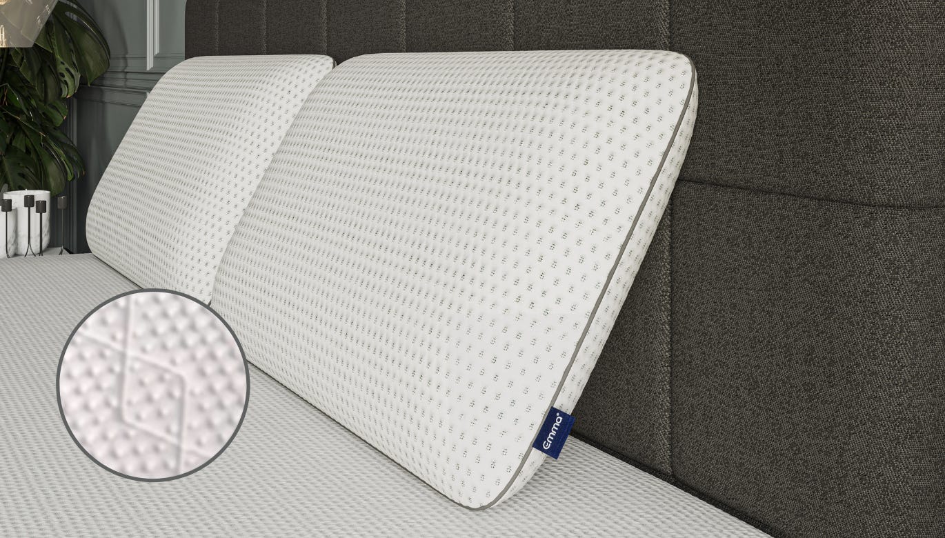 Emma Premium Foam Pillow - even more breathable.