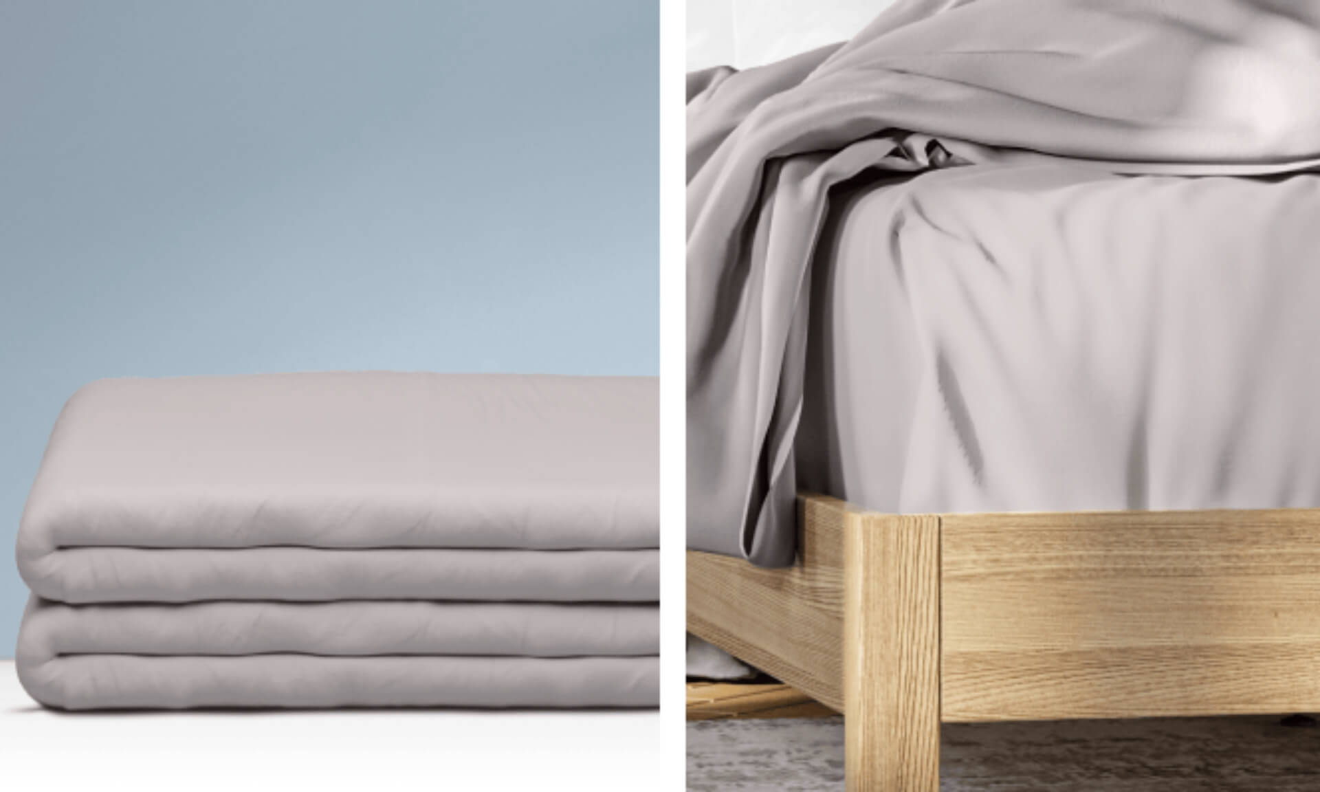 Lenzuolo sopra grigio