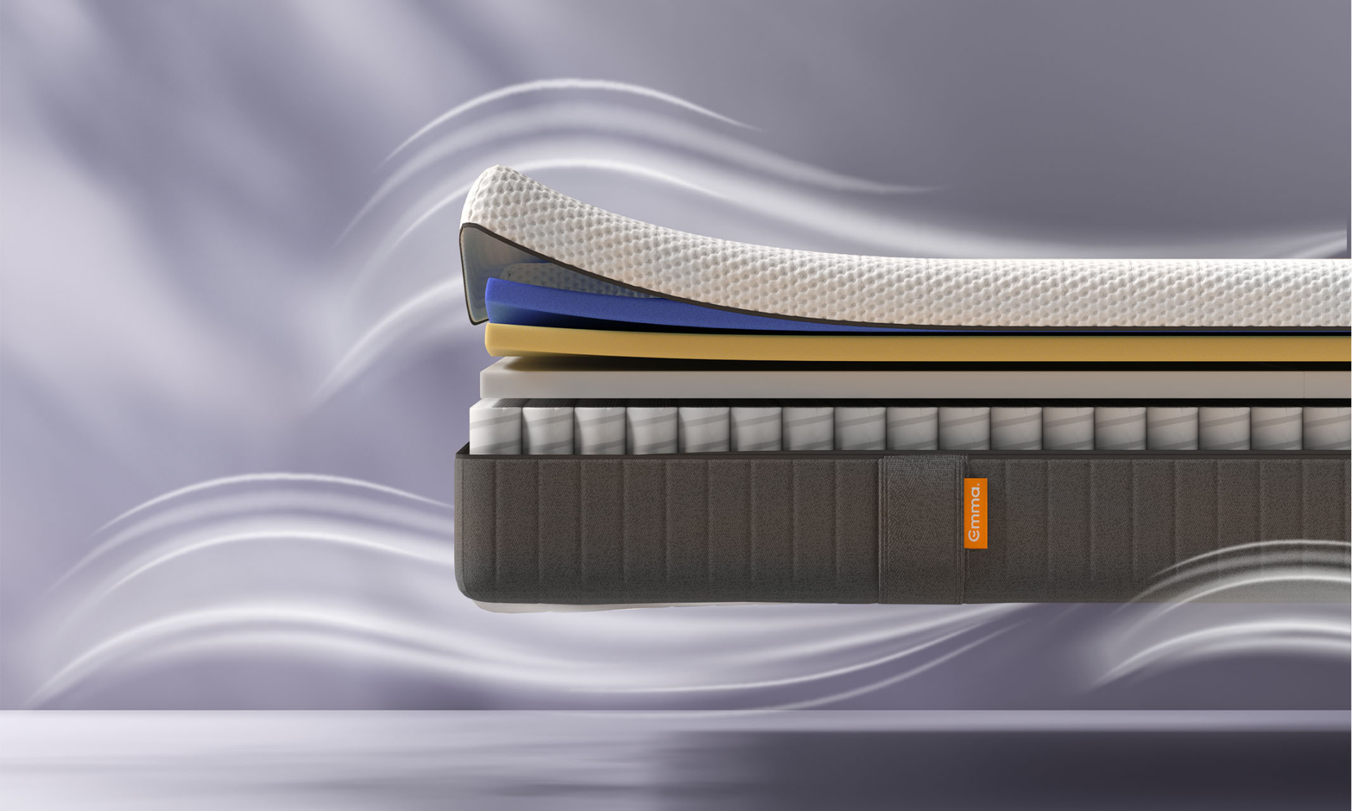 Colchón Emma Hybrid Premium Airflow con el pago mínimo por cuotas