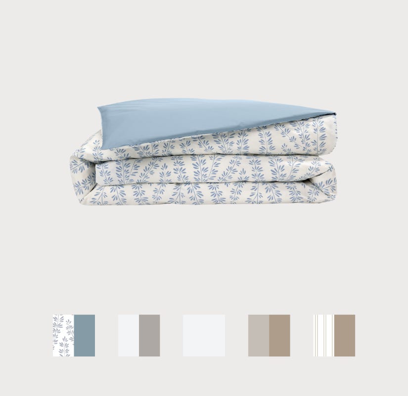 Emma Bed Linen 100% Cotton Percale Duvet Cover