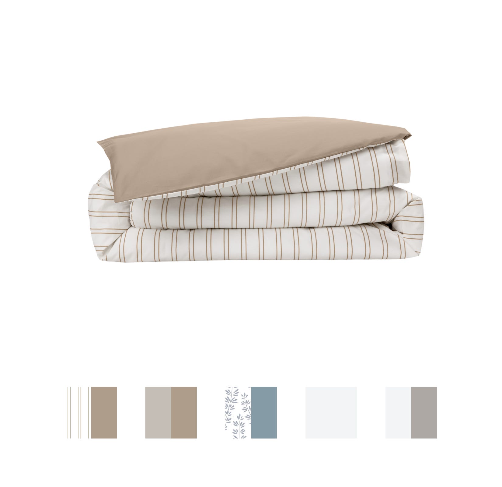 Emma Bed Linen 100% Cotton Percale Duvet Cover