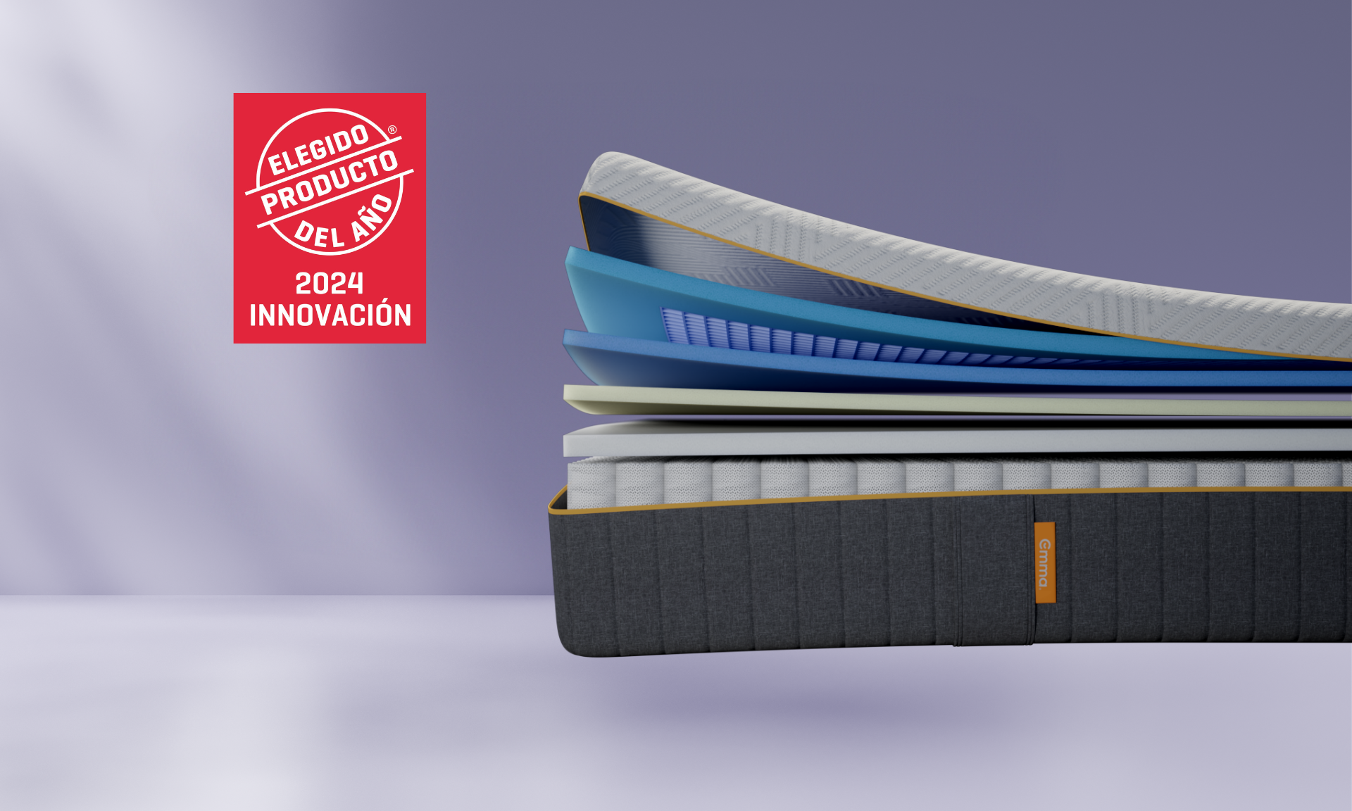 Colchón Emma Hybrid Elite en nuna habitación