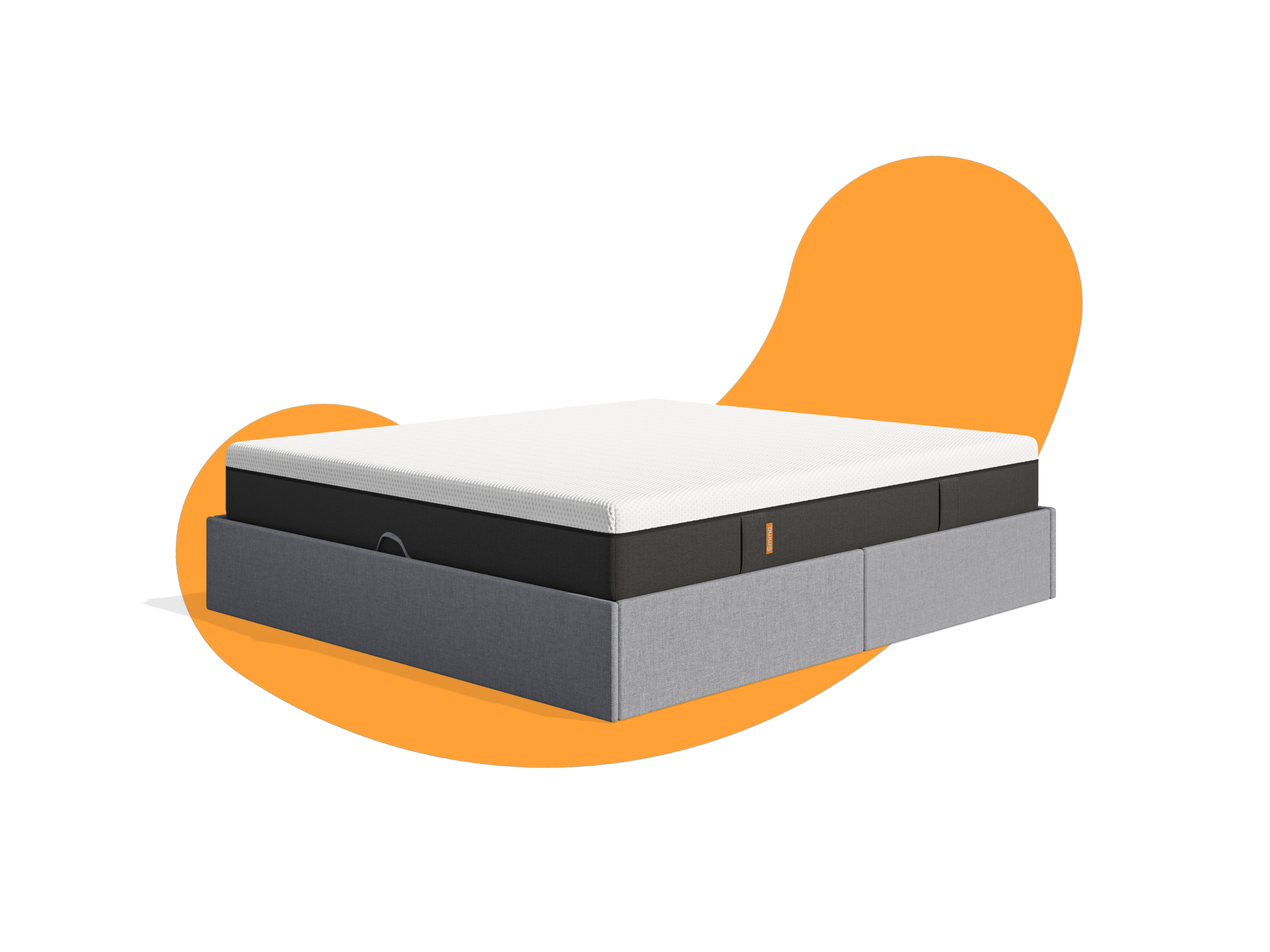 Emma Flip Duo Set: Premium Stauraumbett und One Matratze.