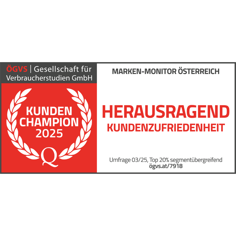 ÖGVS Marken-Monitors Österreich 2025: Kunden Champion für Kundenzufriedenheit