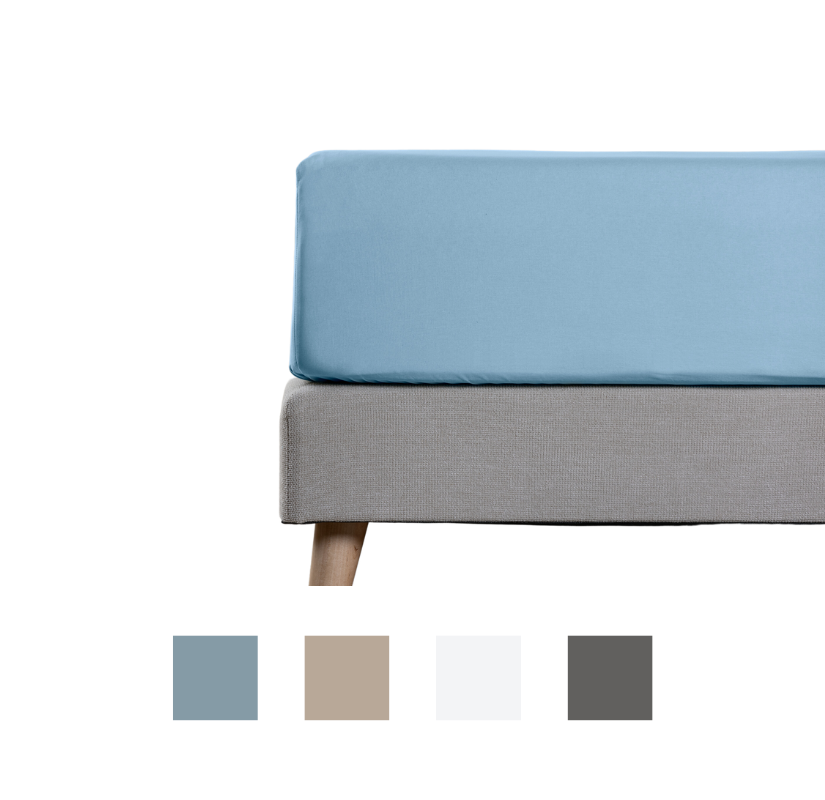 Emma Bed Linen 100% Cotton Percale Fitted Sheets