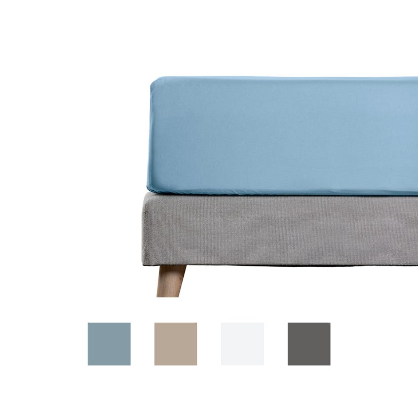 Emma Bed Linen 100% Cotton Percale Fitted Sheets