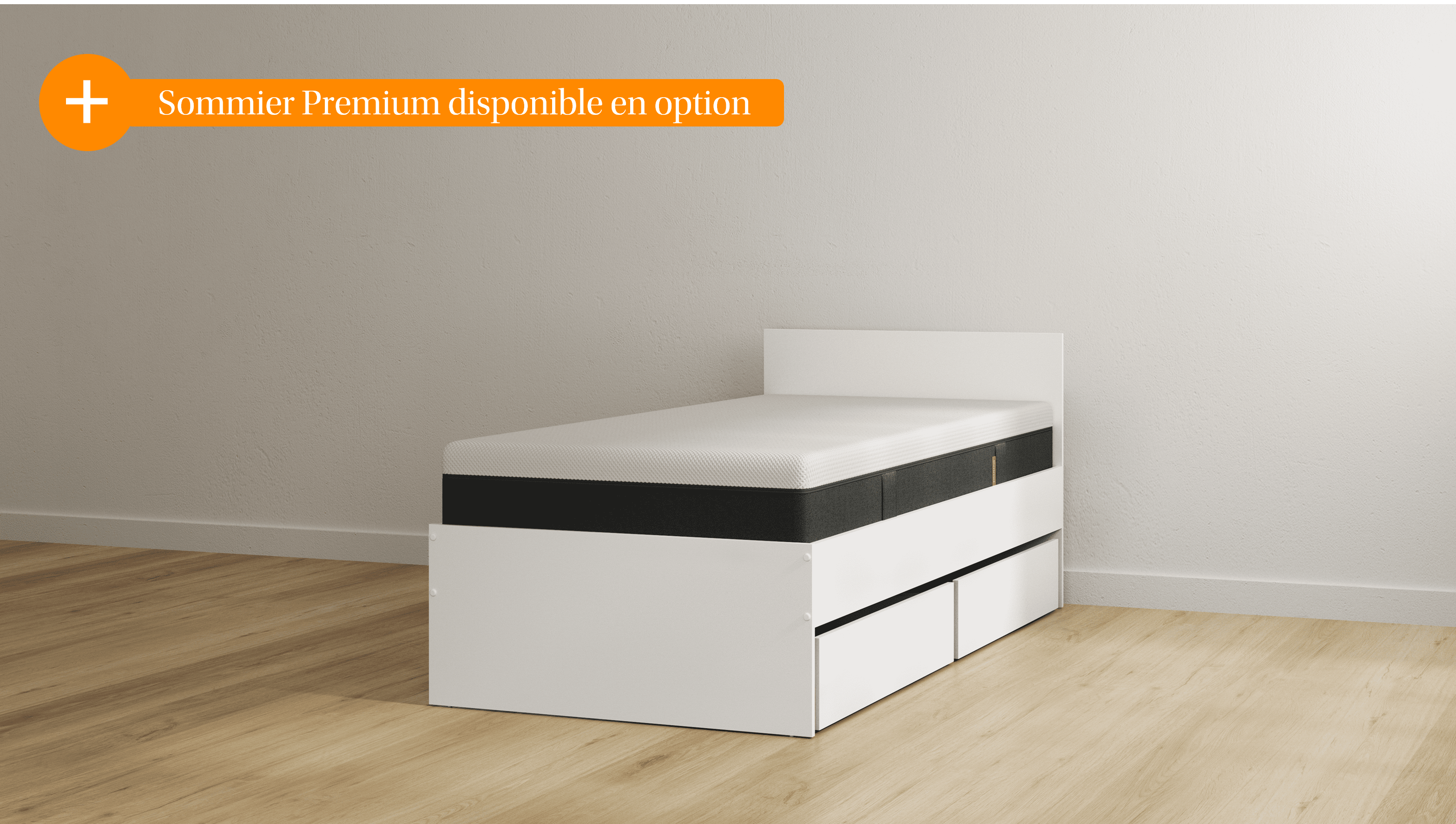Matelas Tiroir Lit 90 X 180