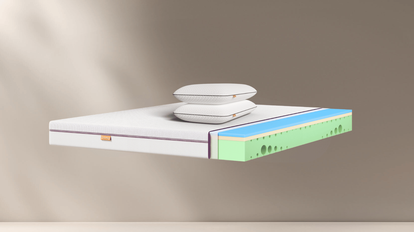 Colchón Comfort+ y 2 Almohadas