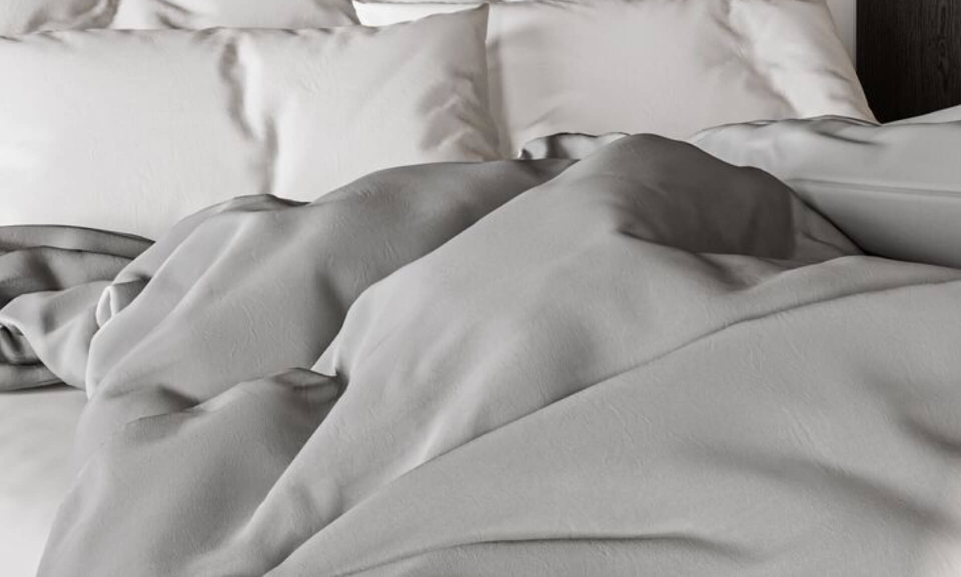 copripiumino in percalle grigio