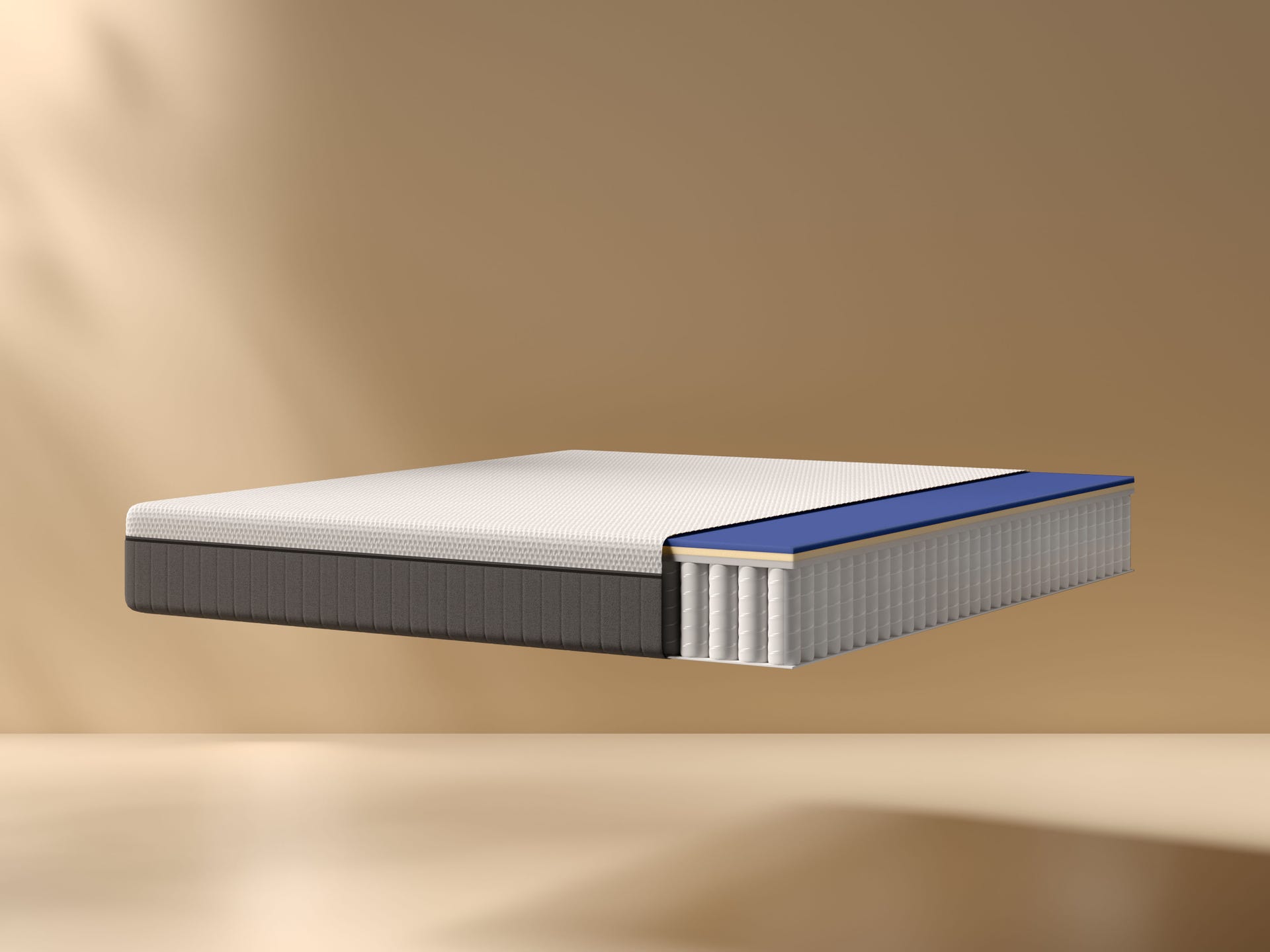 Emma Hybrid Mattress, Europe's Most Awarded Mattress (Now in India), 8  Inch Height, Orthopedic Mattress, Memory Foam, Aeroflex Springs, 84x78  inches
