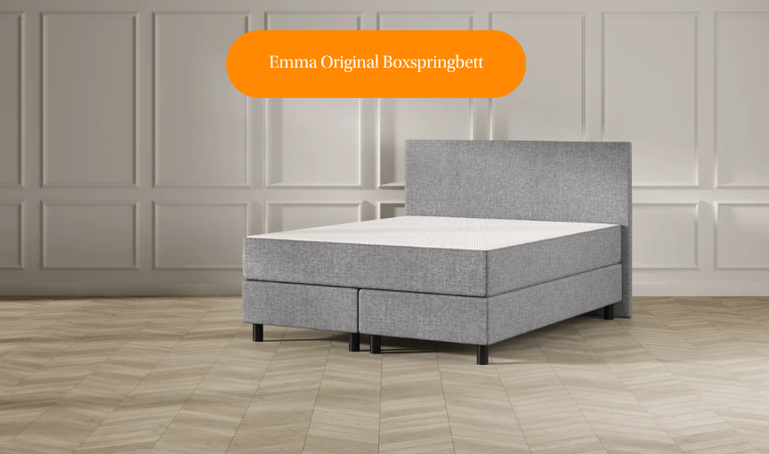 Emma Original Boxspringbett grau
