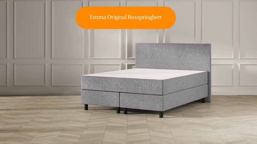 Emma Original Boxspringbett grau
